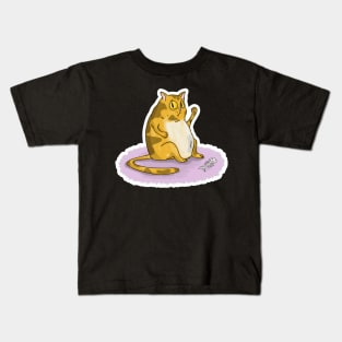 Cute fat cat Kids T-Shirt